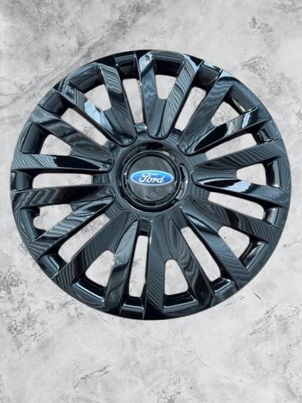 Nieuwe 14” Wieldoppen Set Zwart voor Ford Ka Fiesta Focus, Ford, Nieuw, Ophalen of Verzenden, Ford