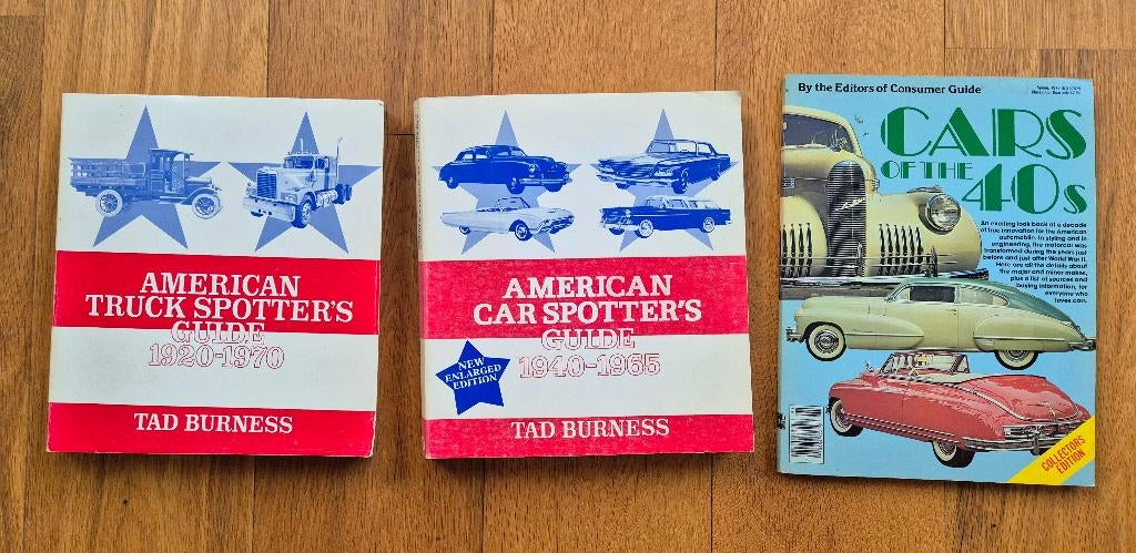 2 x American Truck Spotters Guide + Cars of the 40s, Algemeen, Ophalen of Verzenden, Zo goed als nieuw, Tad Burness