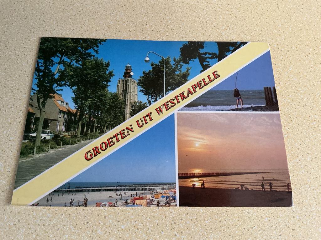 V62 Groeten uit Westkapelle vuurtoren, Ophalen of Verzenden, Zeeland