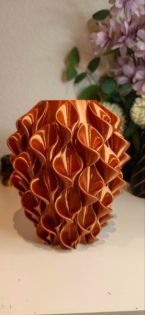 Mooie 3d geprinte vaas, Kunststof, Overige kleuren, Nieuw, Ophalen of Verzenden