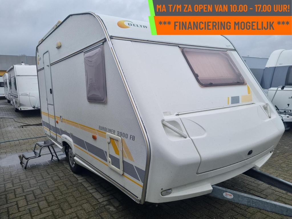 DELTA EUROLINER 3900 FB FRANSBED + VOORTENT + EINDKEUKEN, Serviceluik, Bedrijf, 750 - 1000 kg, 6 tot 7 meter