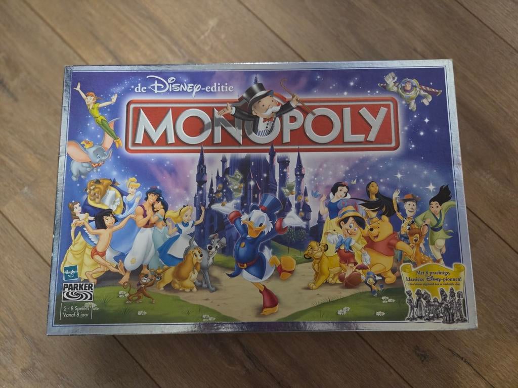 Monopoly Disney Editie Bordspel, Vijf spelers of meer, Verzenden, Zo goed als nieuw, Parker