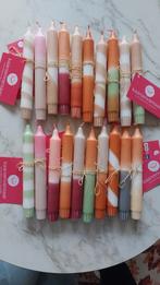 Leuke dip dinerkaarsen naar wens gemaakt, Ophalen of Verzenden, Nieuw, Overige materialen, Minder dan 25 cm