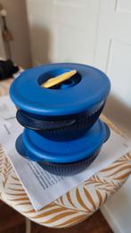 Tupperware magnetron schaaltje 400ml, Ophalen, Gebruikt, Blauw, Schaal