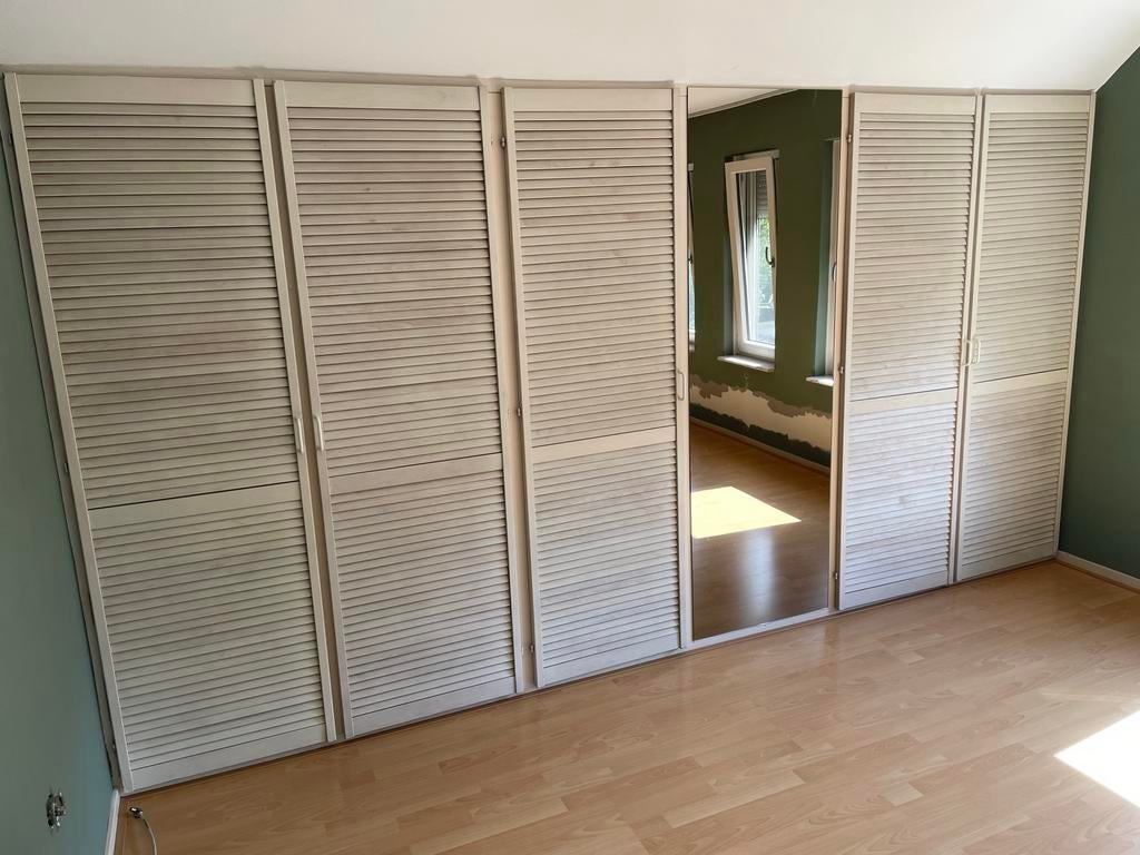 7 Louvre deuren voor kast of afscheiding, Ophalen, Minder dan 80 cm, Binnendeur, Zo goed als nieuw