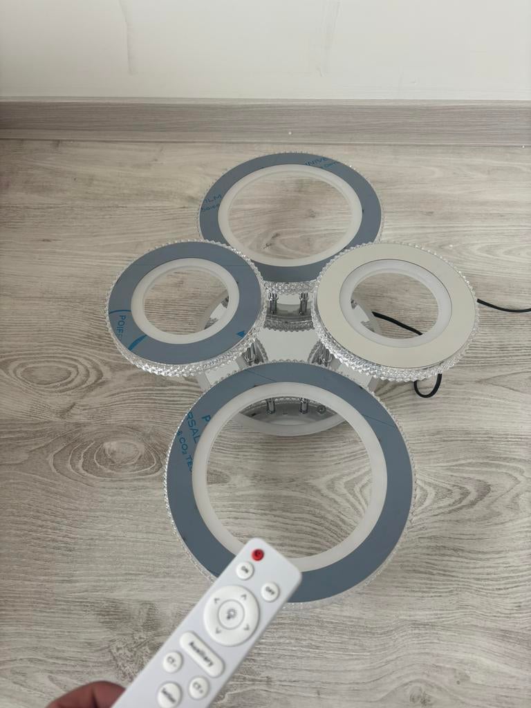 Strak modern plafondlamp eric kuster zilver nieuw 3 kleur, Ophalen of Verzenden, Nieuw, Overige materialen, Eric kuster