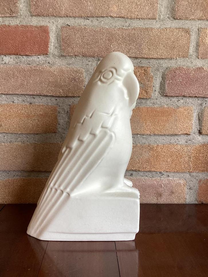 Kaketoe ( art deco) plateel, Antiek en Kunst, Antiek | Keramiek en Aardewerk, Ophalen of Verzenden