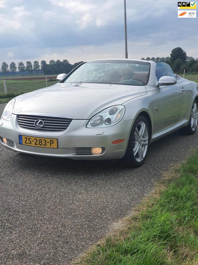 Lexus SC 430 cabrio, Auto's, Lexus, Automaat, Achterwielaandrijving, 8 cilinders, 1715 kg