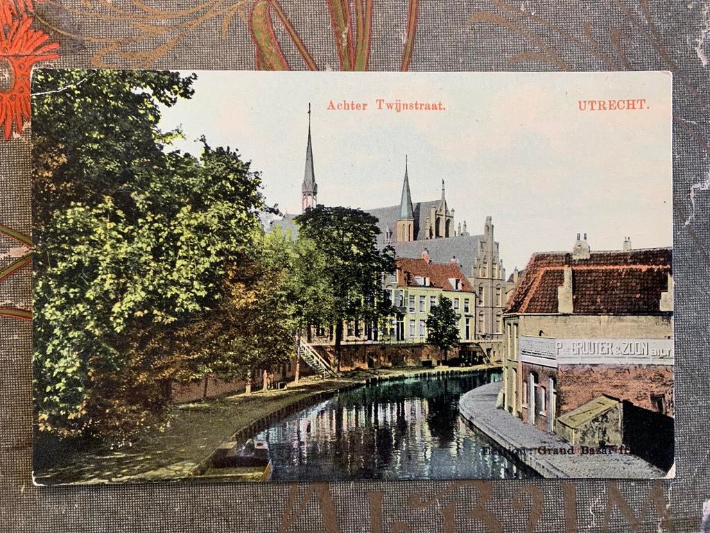 1909 Utrecht - Achter Twijnstraat (NR), Ophalen of Verzenden, Voor 1920, Gelopen, Utrecht