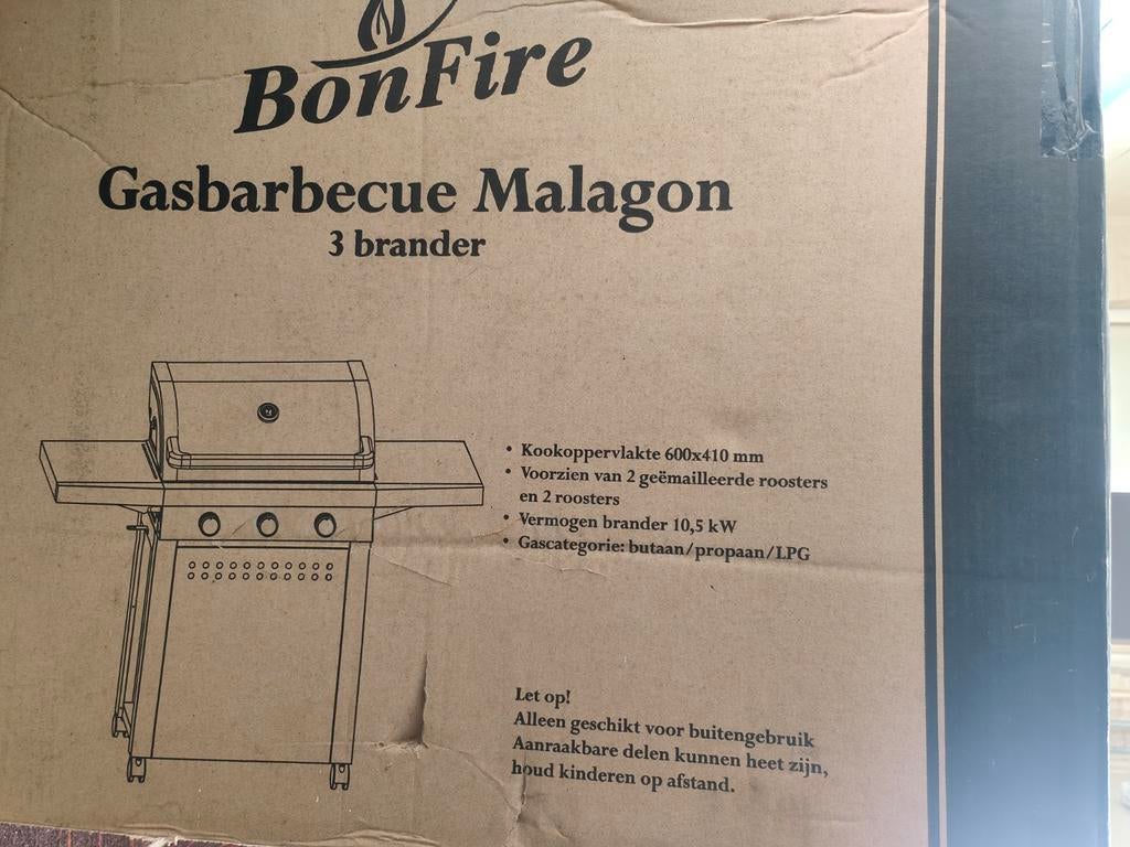 BonFire Gasbarbecue Malagon 3 brander, Tuin en Terras, Gasbarbecues, Ophalen