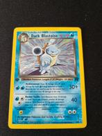Dark Blastoise 3/82 First Edition Holo Pokémon Kaart, Ophalen of Verzenden, Gebruikt, Foil