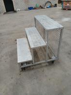 Aluminium trap, 100 liter of meer, Ophalen, Gebruikt, Transportkar