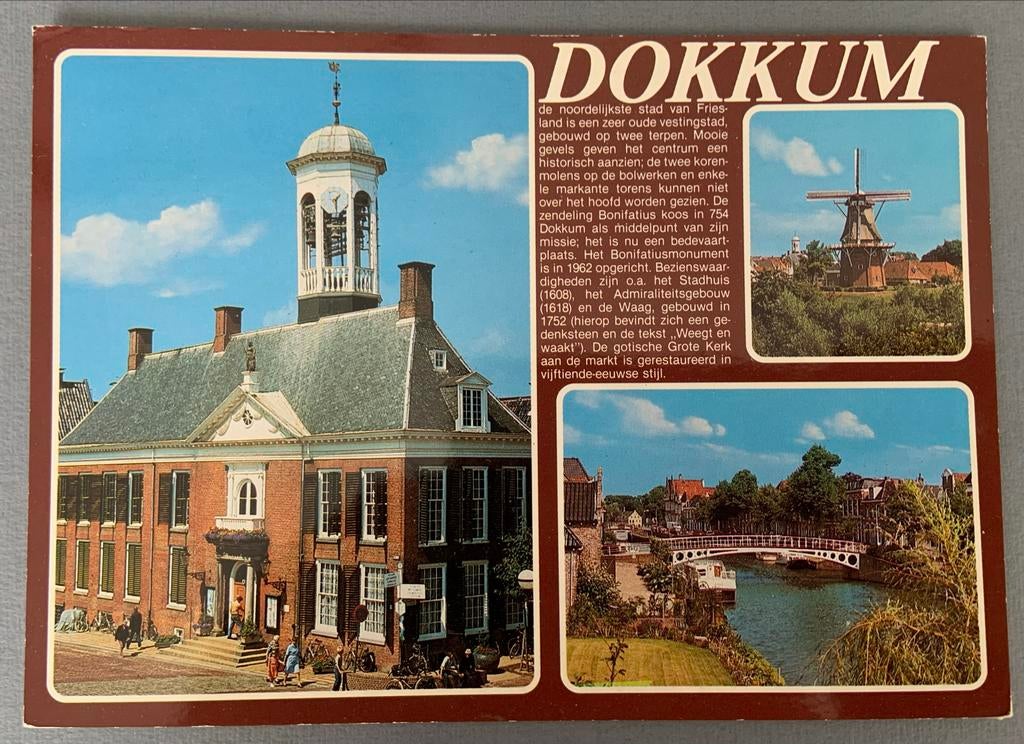Dokkum, Verzenden, 1980 tot heden, Gelopen, Friesland