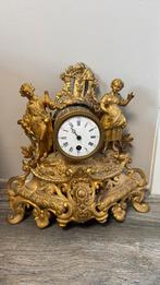 Antieke Franse schouwklok 1880, Ophalen of Verzenden