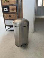 Brabantia pedaalemmer zilver/rvs, Ophalen, Met pedaal, Zo goed als nieuw, Rvs