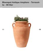 80cm kunstof decoratieve bloempot Antique Amphore Terracotta, Tuin en Terras, Kunststof, Minder dan 60 cm, Rond, Nieuw