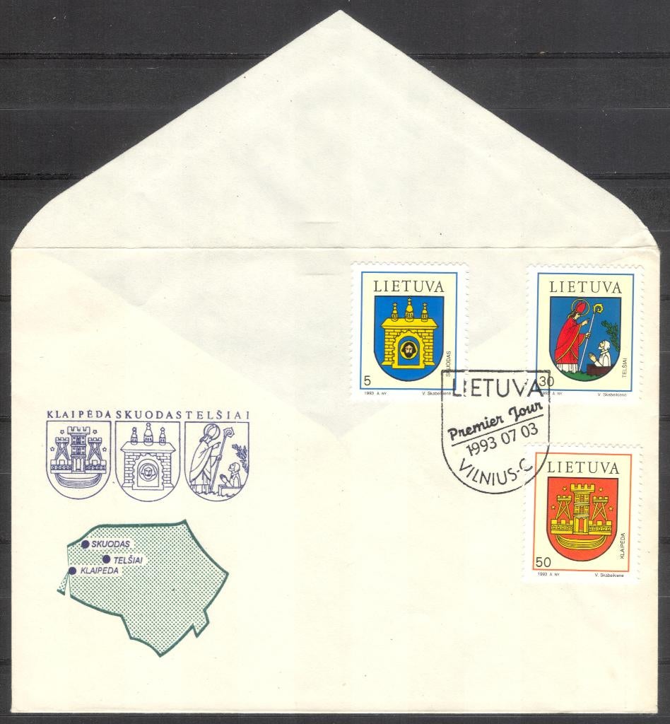 Lietuva (5), Verzenden, Envelop