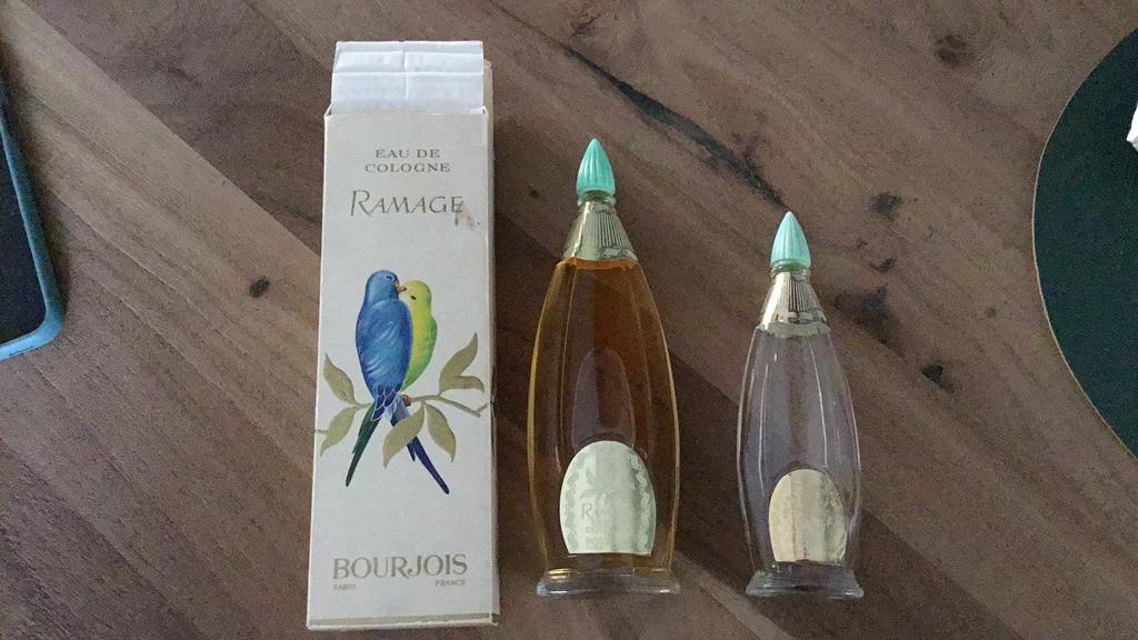 Origine fles ramage van Bourjois, Ophalen of Verzenden, Nieuw, Parfumfles, Gevuld