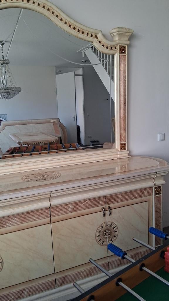 Dressoir met spiegel salontafel eettafel gebruikt, Ophalen, Rechthoekig