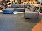 Hoekbank in U-Vorm Grijs 195x355x280 Direct/Leverbaar E-7350, Huis en Inrichting, Ophalen, #U-Bank#Hoekbank#Banken#Bankstellen#Loungebanken