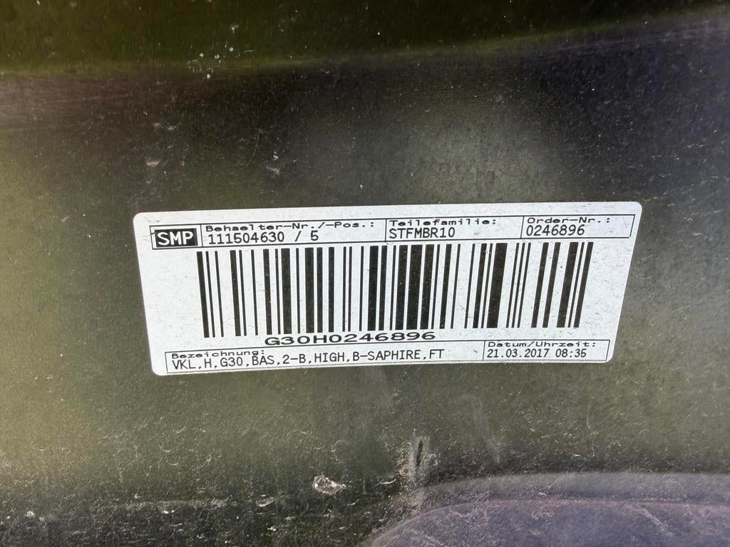 Achterbumper BMW G30 van 2017 origineel, Auto-onderdelen, Ophalen, Gebruikt, ., Bmw