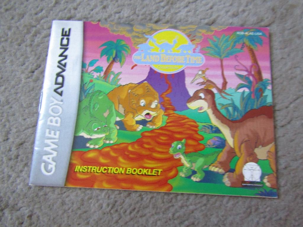 Boekje: Gameboy advance The land before time, Gebruikt, 1 speler, Ophalen of Verzenden, Vanaf 3 jaar