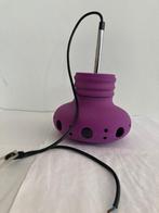 Paarse hanglamp, Ophalen of Verzenden, Zo goed als nieuw, Overige materialen, Minder dan 50 cm