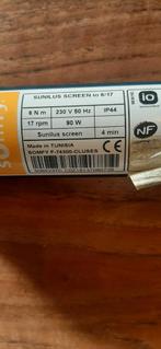 Somfy motor voor screen., Doe-het-zelf en Verbouw, Rolluiken, Ophalen of Verzenden, Wit, 200 cm of meer, 200 cm of meer
