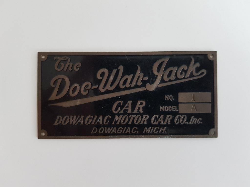 Originele Briggs-Detroiter V-8 motorplaat (ca. 1915–1930), Verzamelen, Automerken, Motoren en Formule 1, Gebruikt, Auto's, Ophalen of Verzenden