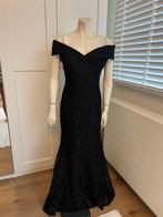 Prachtige zwarte kanten jurk, Ophalen of Verzenden, Zo goed als nieuw, Maat 36 (S), Zwart