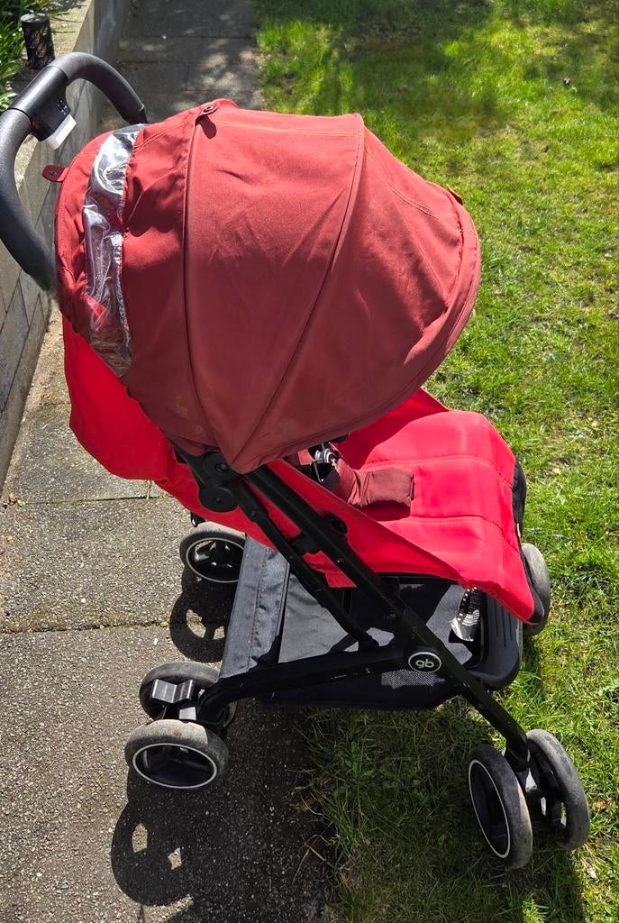 GB Buggy Qbit - Compact en opvouwbaar, Ophalen, Zo goed als nieuw, Overige merken, Verstelbare rugleuning