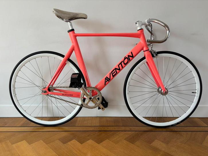 Roze Aventon Mataro fixed gear racefiets 58 cm, Fietsen en Brommers, Fietsen | Racefietsen, Zo goed als nieuw, Overige merken