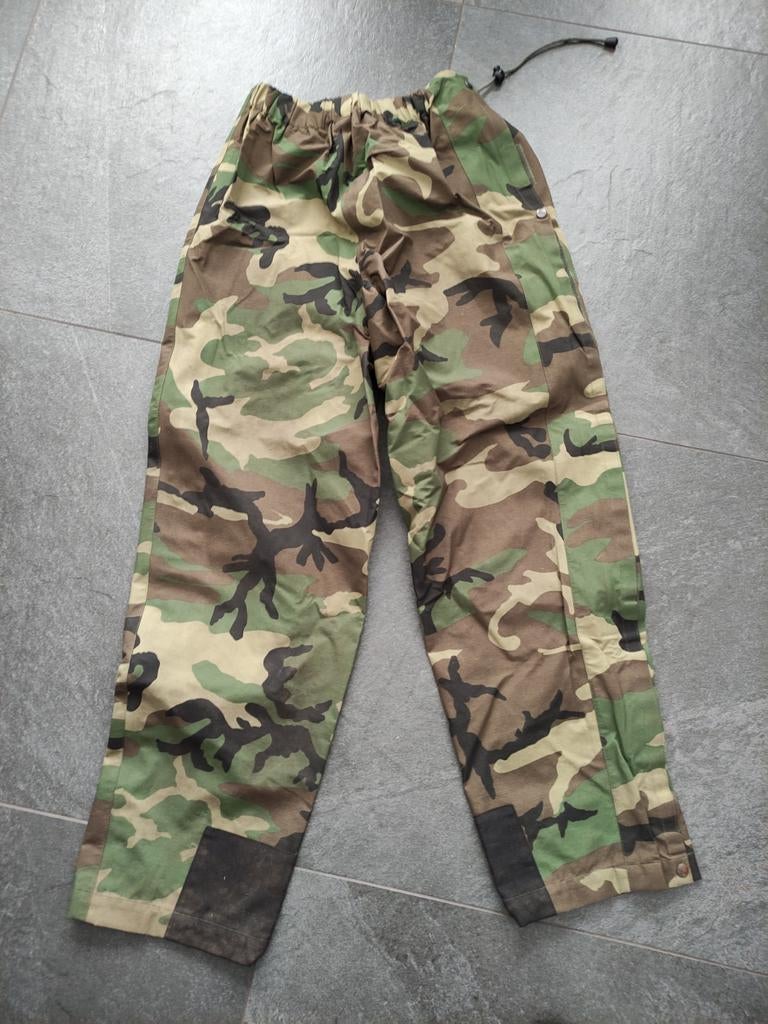 Gore Tex camouflage regenbroek - maat M, Ophalen of Verzenden