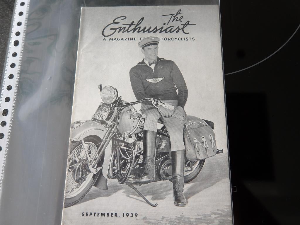 Harley Davidson The Enthusiast Sept 1939, Motoren, Verzenden, Harley-Davidson of Buell