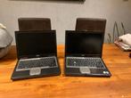 Twee 14" retro Dell D630 laptops - defect, voor onderdelen, Computers en Software, Windows Laptops, HDD, Qwerty, Intel Core 2 Duo