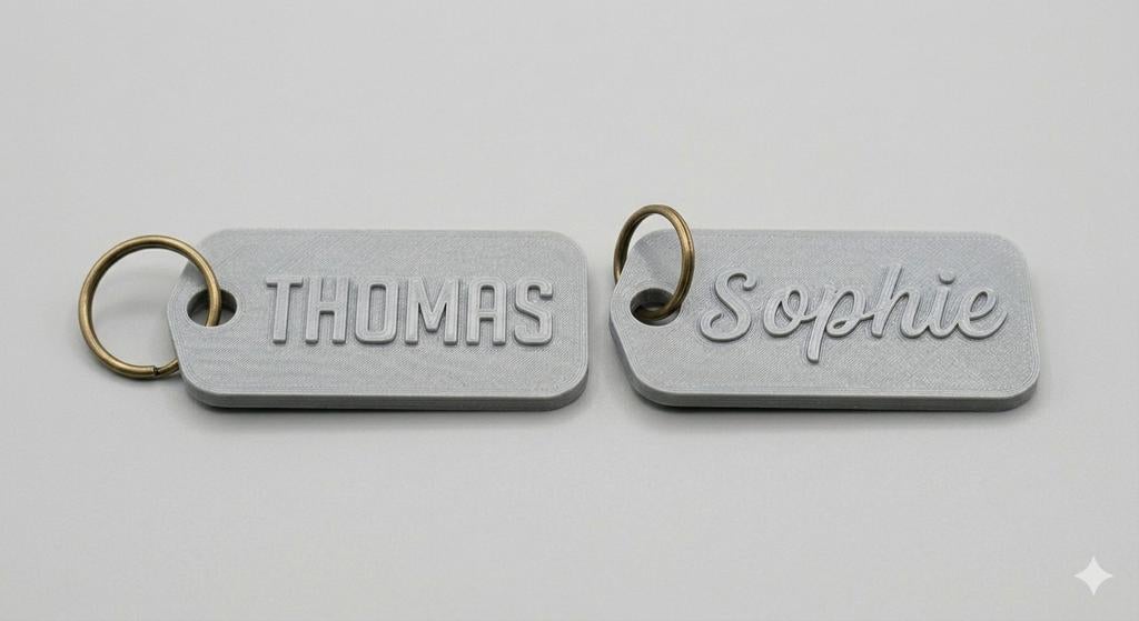 Gepersonaliseerde 3D Sleutelhangers, Verzamelen, Sleutelhangers, Ophalen of Verzenden, Nieuw, Overige typen
