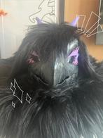 MQ fursuit dinomask kraai, Ophalen of Verzenden, Zo goed als nieuw