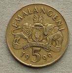Swaziland, 5 emalangeni 1999, Ophalen of Verzenden, Overige landen, Losse munt