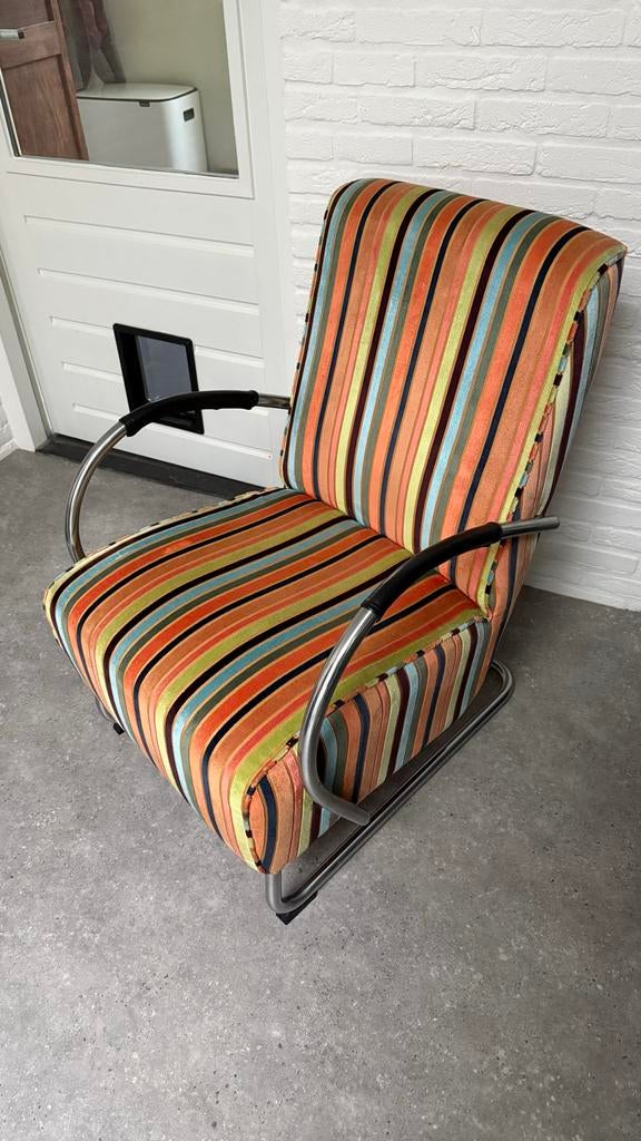 2x Dutch Design stoel van Luit v.d. Helm + 2 hockers, Ophalen, Gebruikt, Twee, Overige kleuren