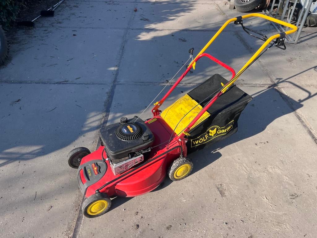 Wolfgarten Grasmaaier Duwmaaier, Ophalen of Verzenden, Zo goed als nieuw, 50 cm of meer