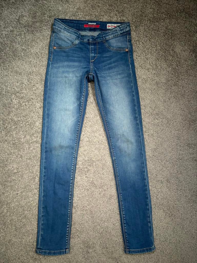 Spijkerbroek Jegging Vingino maat 134, Kinderen en Baby's, Kinderkleding | Maat 134, Ophalen of Verzenden, Gebruikt, Meisje, Broek