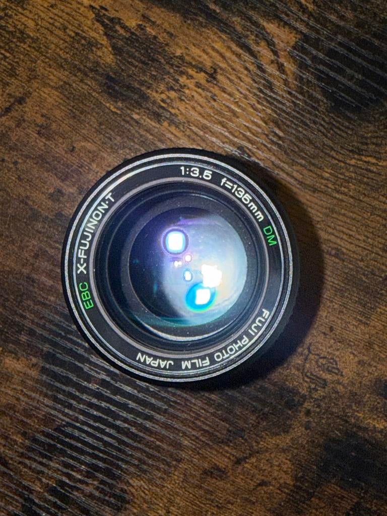 Vintage Fujica EBC X-Fujinon-T 1:3.5 f=135mm DM lens, Audio, Tv en Foto, Fotografie | Lenzen en Objectieven, Ophalen, Zo goed als nieuw