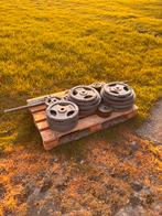 Uitgebreide Halter- en Dumbbellset 30mm met Stangen, Ophalen, Gebruikt, Armen, Halterset