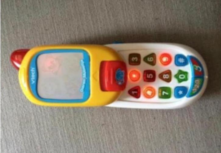Dieren telefoon V tech, Kinderen en Baby's, Speelgoed | Vtech, Zo goed als nieuw, 6 maanden tot 2 jaar, Ophalen