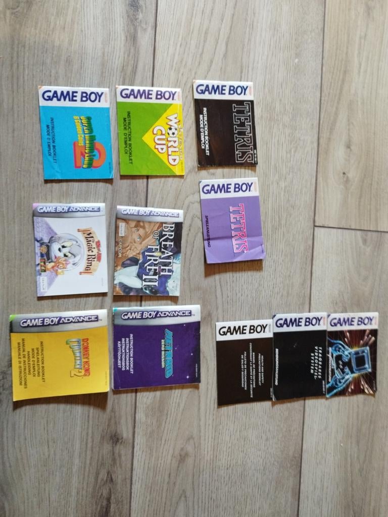 Gameboy handleidingen, Spelcomputers en Games, Games | Nintendo Game Boy, 1 speler, Verzenden, Vanaf 3 jaar