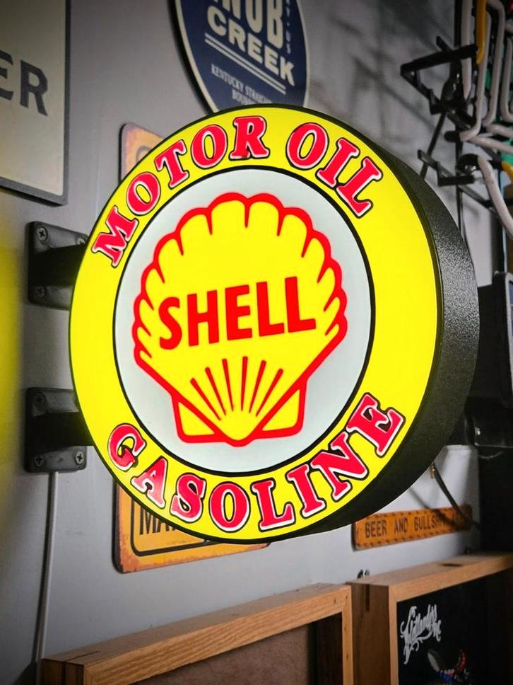 Shell mancave reclame lamp, Verzamelen, Merken en Reclamevoorwerpen, Nieuw, Lichtbak of (neon) lamp, Ophalen of Verzenden