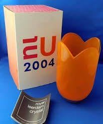 EU vaas 2004 Leerdam Kristal, Ophalen of Verzenden