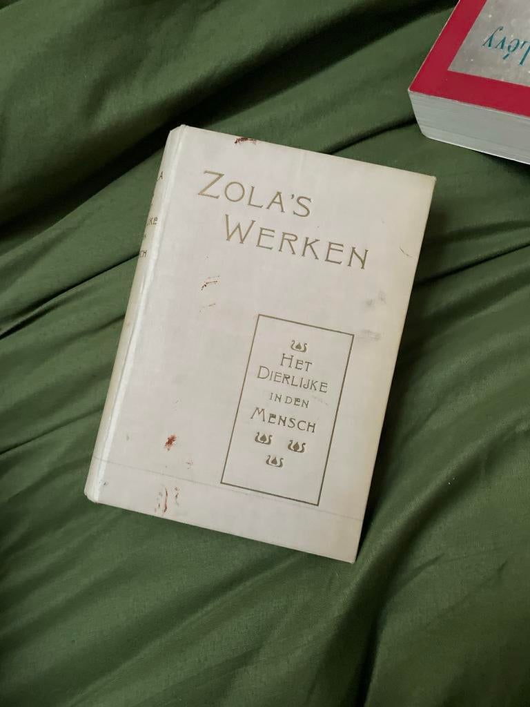 Zola's Werken - Het Dierlijke in den Mensch, Ophalen of Verzenden, Gelezen, Nederland