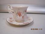 royal albert peach rose kop en schotel 7,3 cm dia (377), Ophalen of Verzenden, Gebruikt, Porselein, Kop en/of schotel