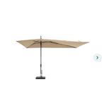 Madison Asymetric Stokparasol Taupe - 360x220 cm, Ophalen of Verzenden, Gebruikt, 3 tot 4 meter, Stokparasol